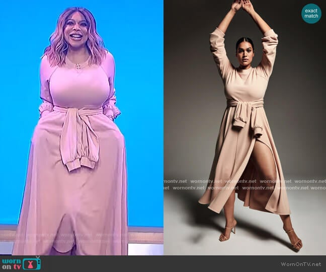 Maxi Dress by Zerina Akers for Bar lll worn by Wendy Williams on The Wendy Williams Show