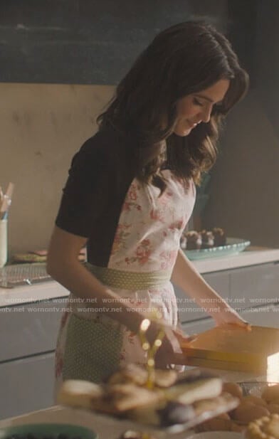 Abigael’s floral apron on Charmed