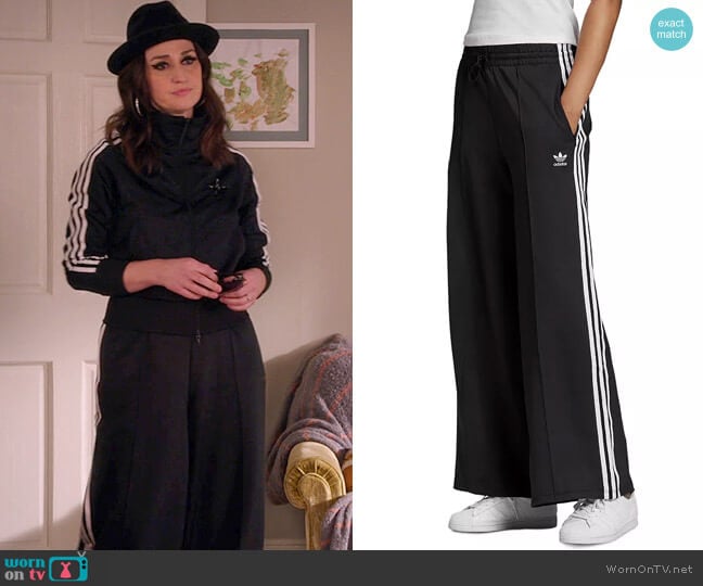 Adidas Three Stripes Relaxed Pants worn by Dawn Solano (Sara Bareilles) on Girls5eva