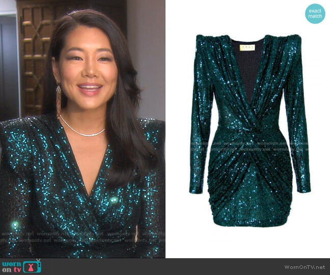 WornOnTV: Crystal's lilac printed belted dress on The Real Housewives of  Beverly Hills, Crystal Kung Minkoff