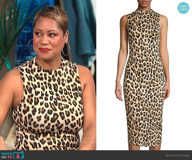 Delora Dress by Alice + Olivia worn by Monique Kelley on E! News