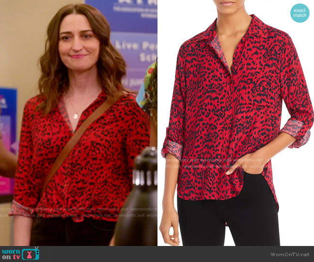 WornOnTV: Dawn’s red leopard print shirt on Girls5eva | Sara Bareilles ...