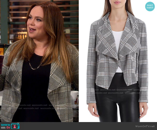 Kristin’s plaid jacket on Last Man Standing