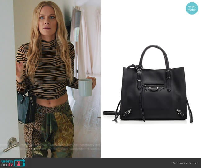 Balenciaga Papier Mini A4 Zip Around Bag by Balenciaga worn by Leah McSweeney on The Real Housewives of New York City