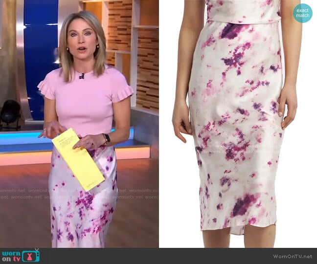 Kendal Bias Skirt by Bardot worn by Amy Robach on Good Morning America