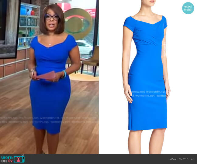 WornOnTV: Gayle King’s blue dress on CBS This Morning | Gayle King ...
