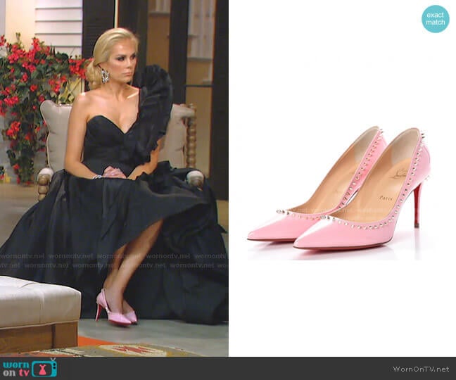 Patent Anjalina Pumps by Christian Louboutin worn by Kameron Westcott on The Real Housewives of Dallas