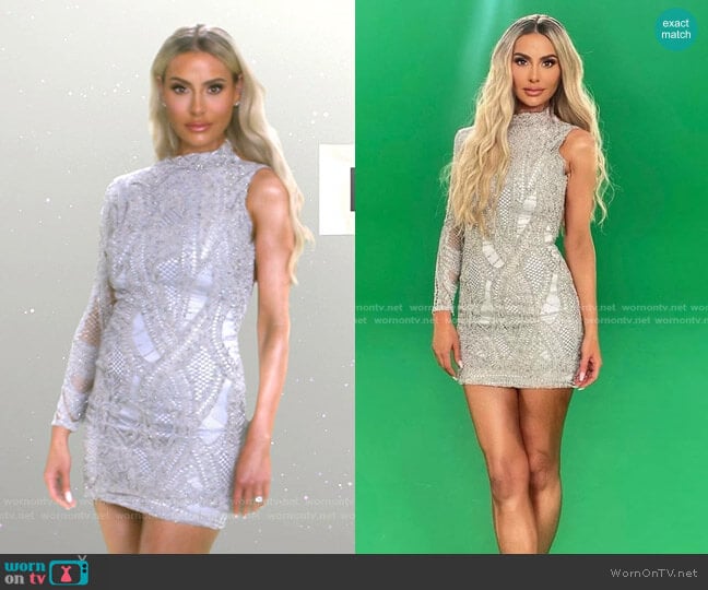 Diamond Dress by Dorit x Nektaria worn by Dorit Kemsley on The Real Housewives of Beverly Hills