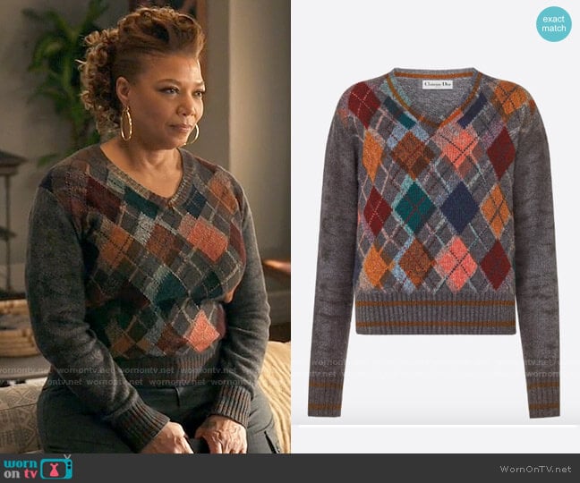 WornOnTV: Robyn’s argyle v-neck sweater on The Equalizer | Queen ...