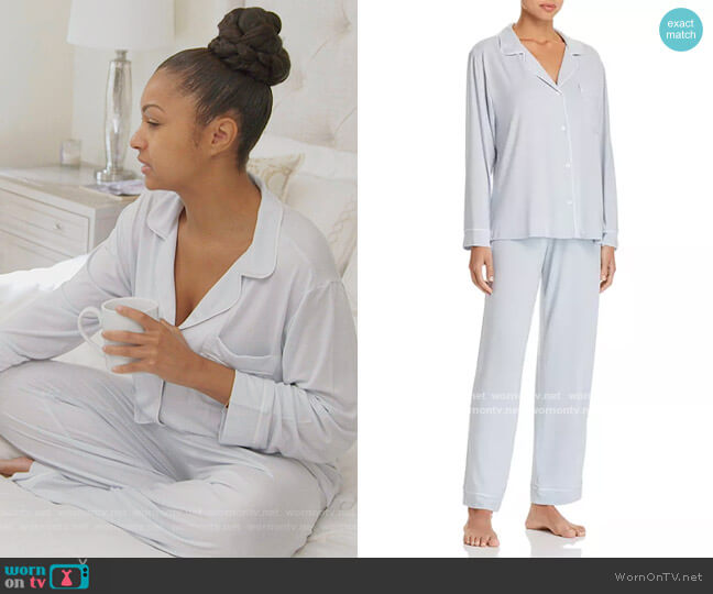 Gisele PJ Set by Eberjey worn by Ebony K. Williams on The Real Housewives of New York City