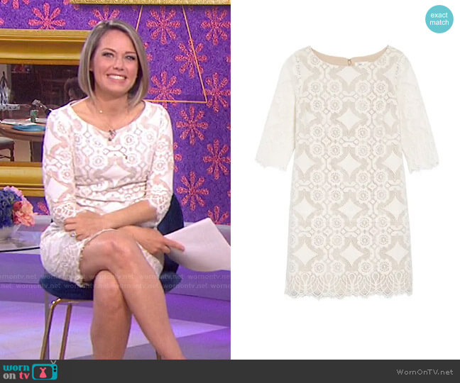 Lace Shift Dress by Eliza J worn by Dylan Dreyer on Today