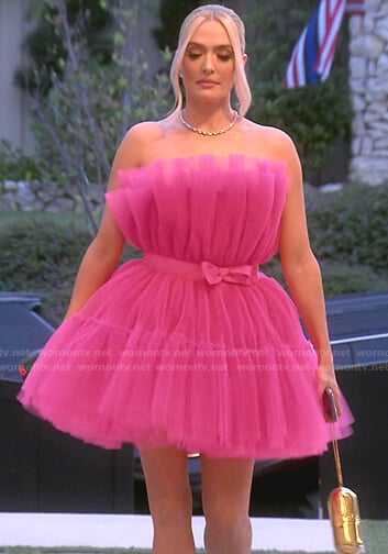 Erika's pink tulle dress on The Real Housewives of Beverly Hills