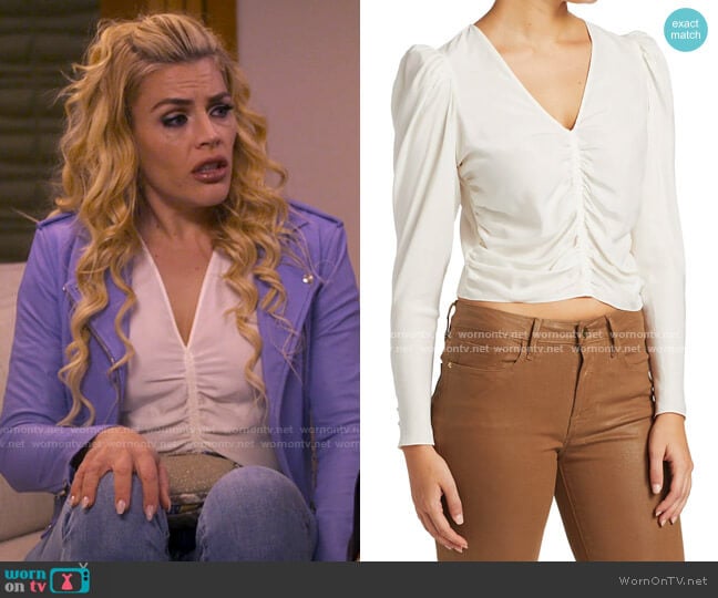 Frame Agnes Top worn by Summer Dutkowsky (Busy Philipps) on Girls5eva