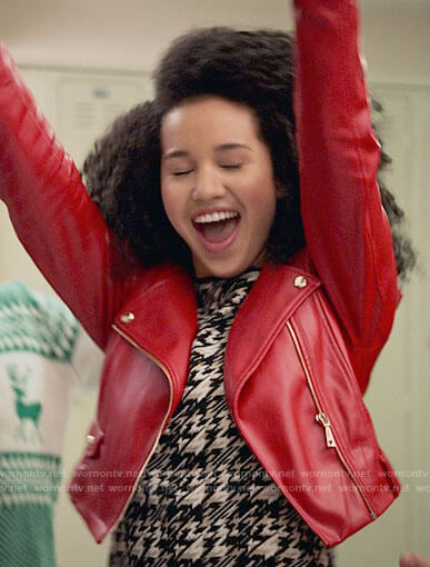 Gina High School Musical The Series Leather Jacket
