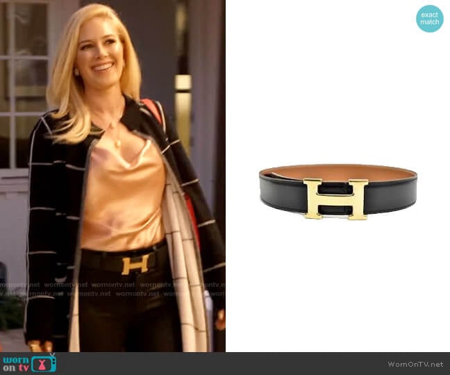 Hermes Constance Belt worn by Heidi Montag (Heidi Montag) on The Hills New Beginnings