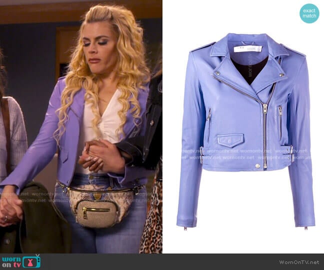 IRO Ashville Jacket worn by Summer Dutkowsky (Busy Philipps) on Girls5eva