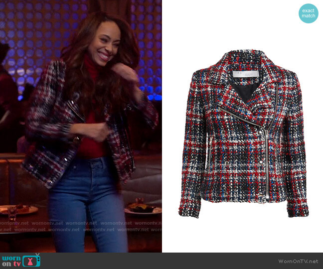 IRO Sloane Tweed Jacket worn by Whitney Green (Amber Stevens West) on Run the World