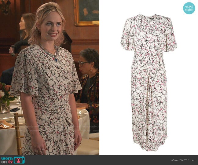 Berwick Dress by Isabel Marant worn by Caitlin Miller (Tessa Albertson) on Younger