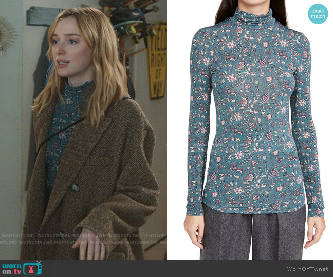 Goyela Turtleneck Top by Isabel Marant worn by Clare O'Brien (Phoebe Dynevor) on Younger