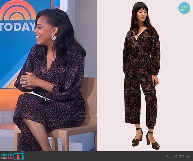 WornOnTV: Sheinelle's polka dot jumpsuit on Today | Sheinelle Jones |  Clothes and Wardrobe from TV