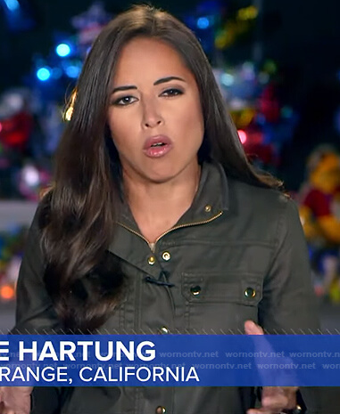 Kaylee Hartung’s grey utility jacket on Good Morning America