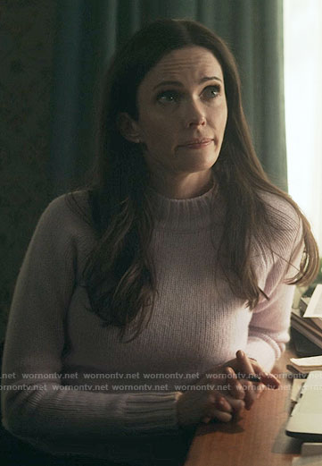 Lois’s lilac sweater on Superman and Lois