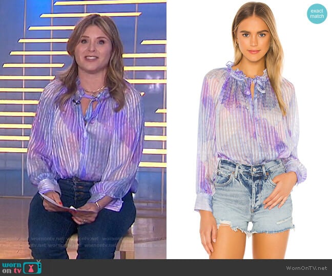 Willow Top by Love Shack Fancy worn by Jenna Bush Hager on Today