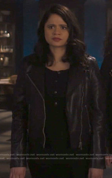 Mel’s leather biker jacket on Charmed