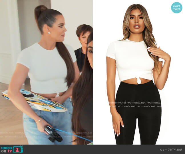 Knot my problem by Naked Wardrobe worn by Khloe Kardashian on Keeping Up with the Kardashians