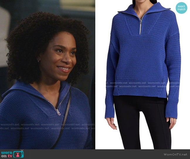 Lena Sweater by Rag & Bone worn by Maggie Pierce (Kelly McCreary) on Greys Anatomy