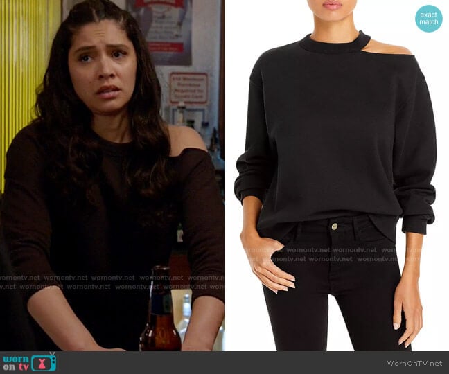 Rails Quincy Sweatshirt worn by Stella Kidd (Miranda Rae Mayo) on Chicago Fire