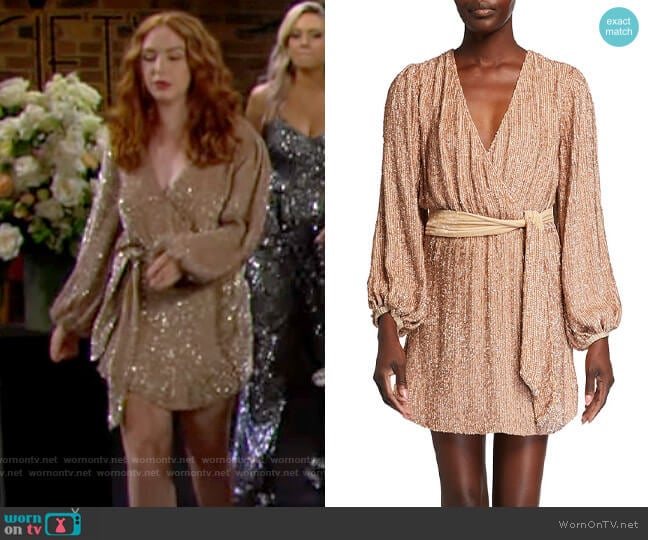 Retrofete Julie Dress worn by Mariah Copeland (Camryn Grimes) on The Young and the Restless