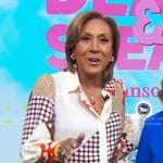 Robin’s polka dot blouse on Good Morning America