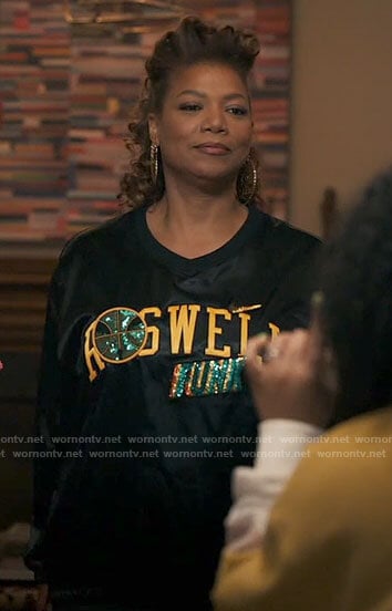 Robyn’s Roswell Funk pullover on The Equalizer