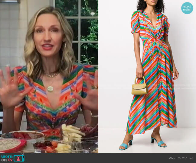 Lea Dress by Saloni worn by Catherine McCord on Today