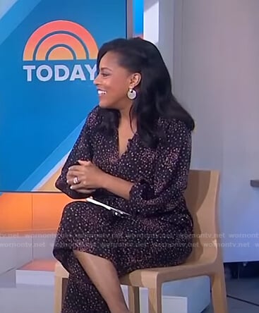 Sheinelle's polka dot jumpsuit on Today