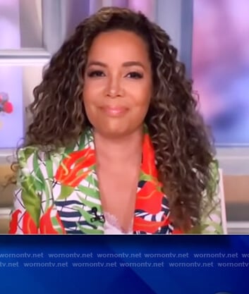 WornOnTV: Sunny’s floral blazer dress on The View | Sunny Hostin ...