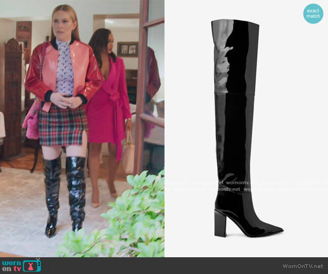 Pillar Boots by Tamara Mellon worn by Leah McSweeney on The Real Housewives of New York City