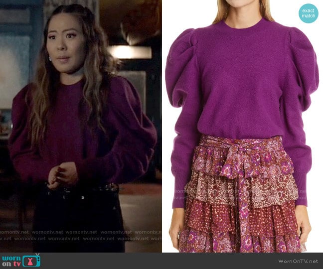 Ulla Johnson Marin Sweater worn by Mary Hamilton (Nicole Kang) on Batwoman