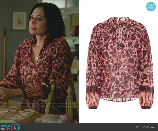 Yulia Blouse by Ulla Johnson worn by Cassandra Nightingale (Catherine Bell) on Good Witch