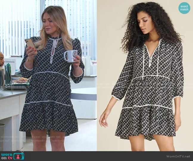 Hawken Dress by Veronica Beard worn by Kelsey Peters (Hilary Duff) on Younger