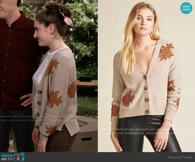 Veronica Beard Zarya Cardigan worn by Jackie Raines (Rachel Sennott) on Call Your Mother