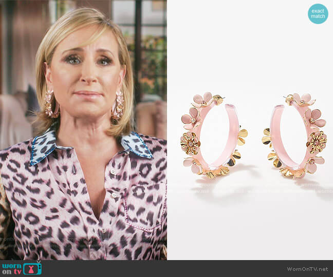 Mae Earrings by Von Bloom worn by Sonja Morgan on The Real Housewives of New York City