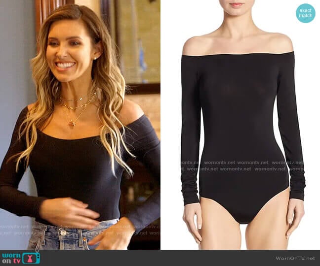 Wolford Sheen Light Bodysuit worn by Audrina Patridge (Audrina Patridge) on The Hills New Beginnings