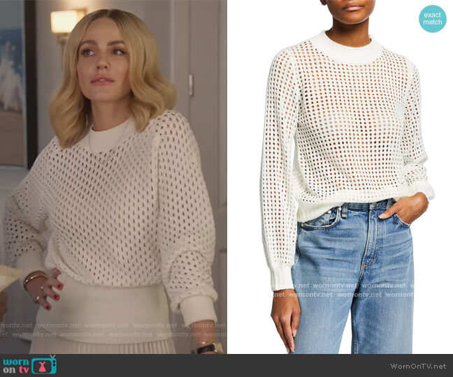 Benji Sweater Top by AS by DF worn by Laura Baker (Monet Mazur) on All American