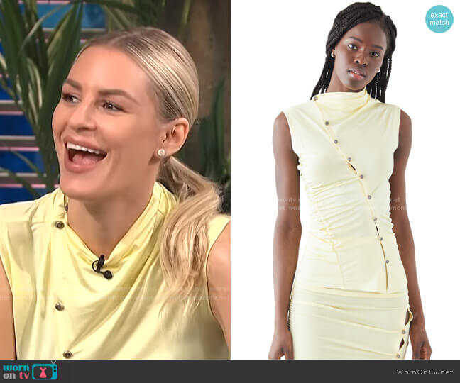 Sleeveless Shirt by Acne Studios worn by Morgan Stewart on E! News