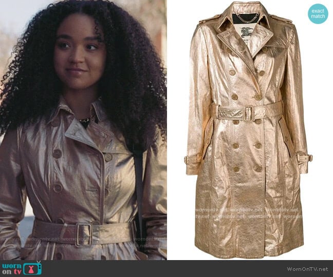 1990 Trench Coat by Burberry worn by Kat Edison (Aisha Dee) on The Bold Type