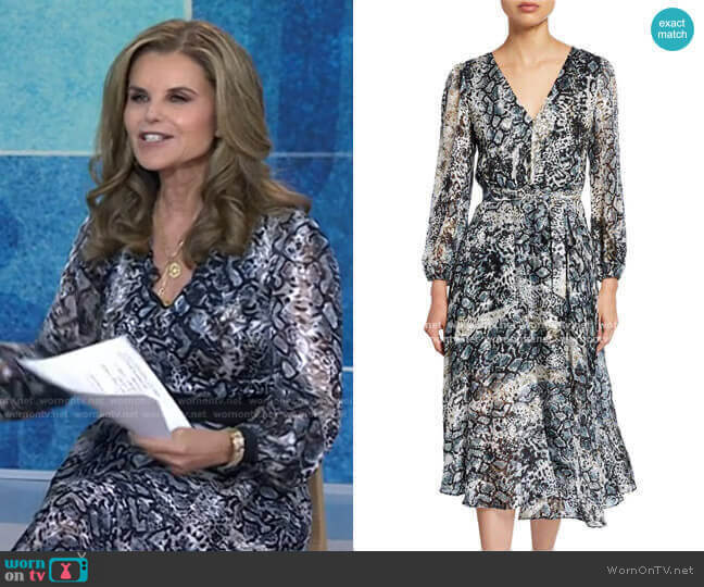 Coco Dress by Alice + Olivia worn by Maria Shriver  on Today