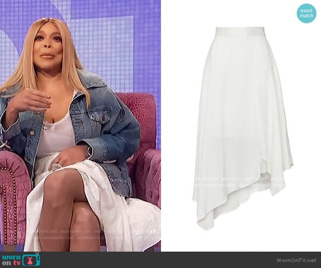 Amorphous Skirt Elliatt worn by Wendy Williams on The Wendy Williams Show