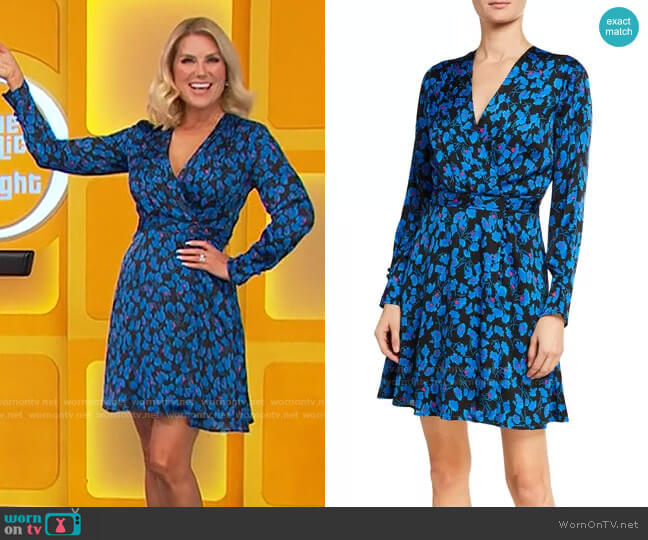 Equipment Collie Dress worn by Rachel Reynolds on The Price is Right